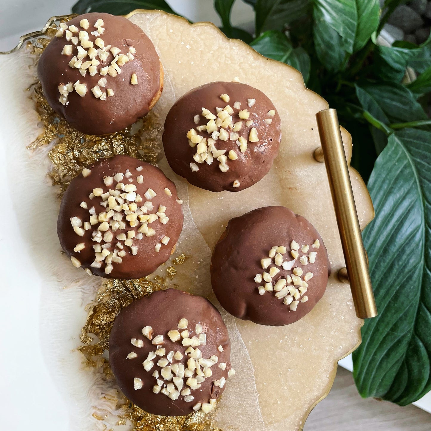 Keto Chocolate Marzipan Cookies