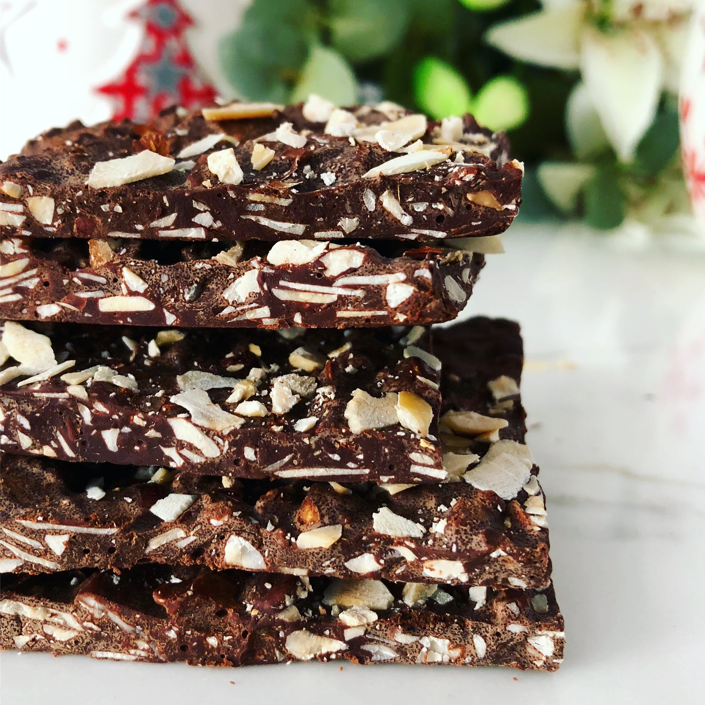 Spiced Belgian Dark Chocolate Bar with Almonds & Hazelnuts