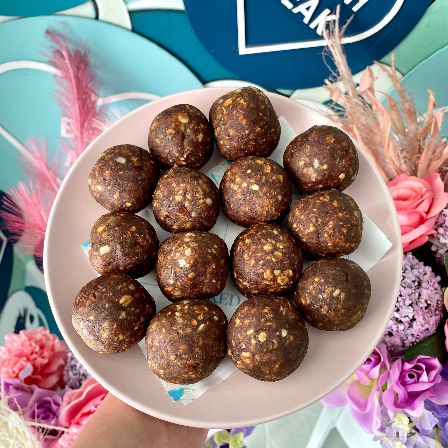 Almond, Orange Blossom & Oat Energy Balls