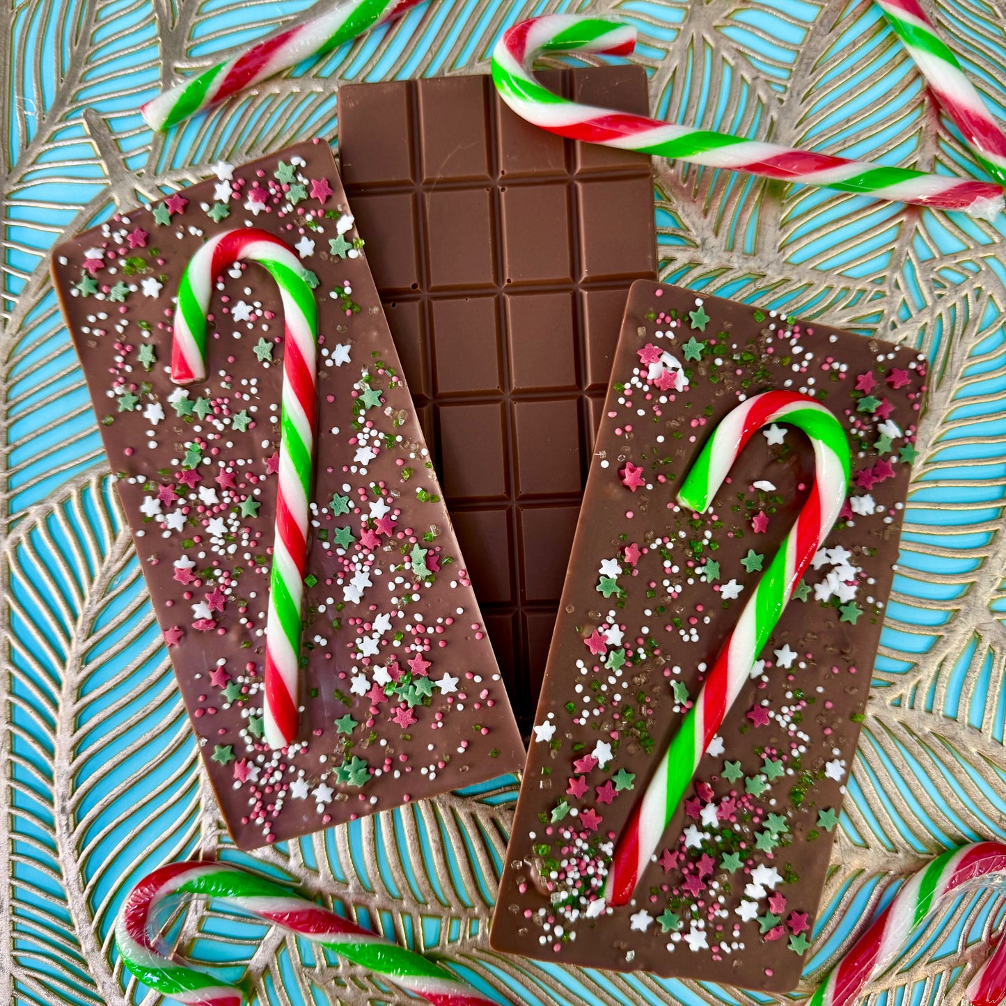 Christmas Belgian Milk Chocolate Bar