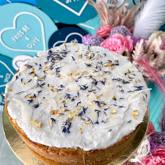 Keto Lemon & Coconut Cake