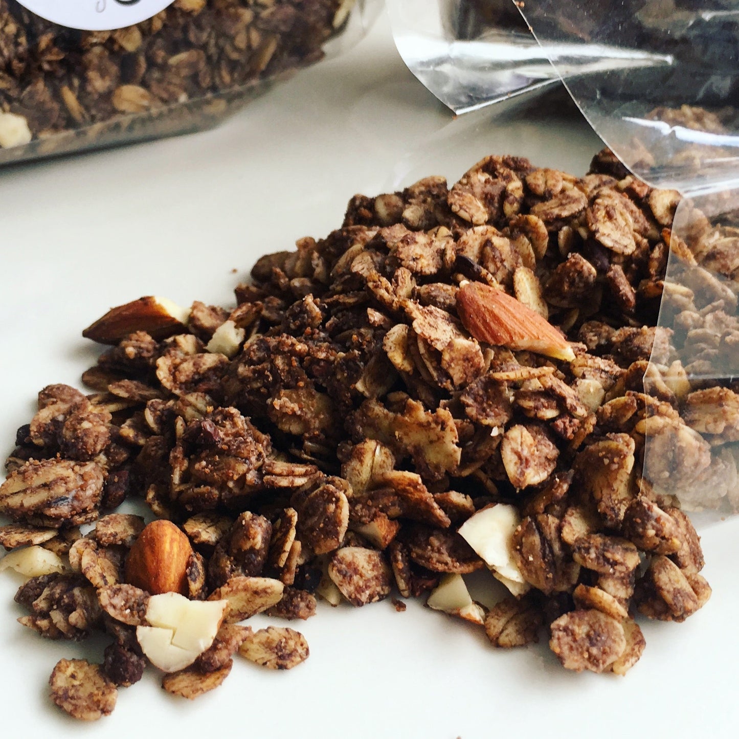 Almond & Peanut Butter Cacao Granola