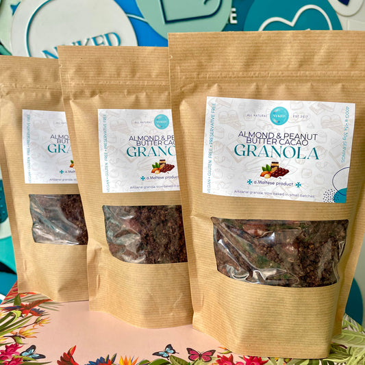 Almond & Peanut Butter Cacao Granola