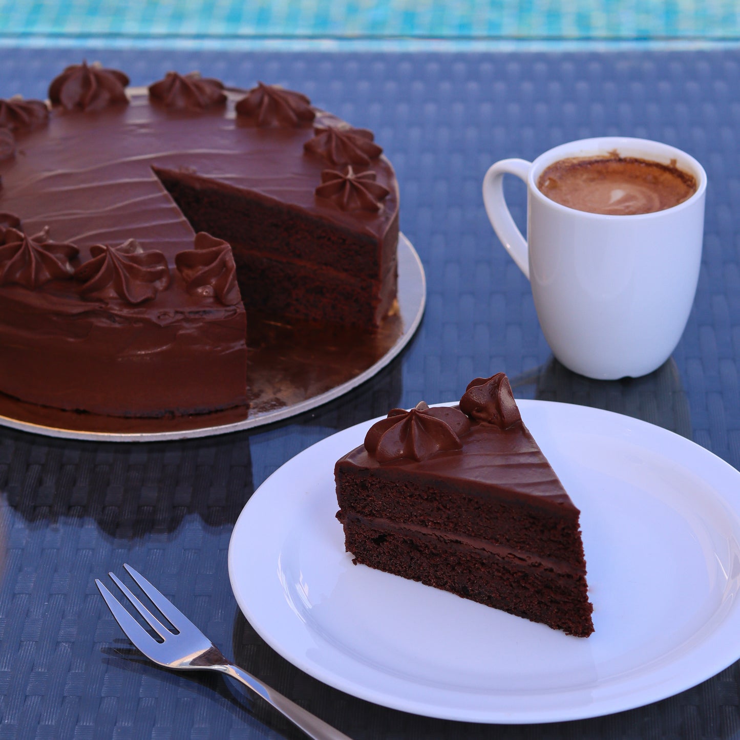 Belgian Chocolate Fudge Cake
