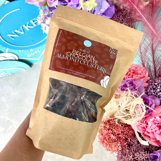 Salted Belgian Chocolate Almond Clusters