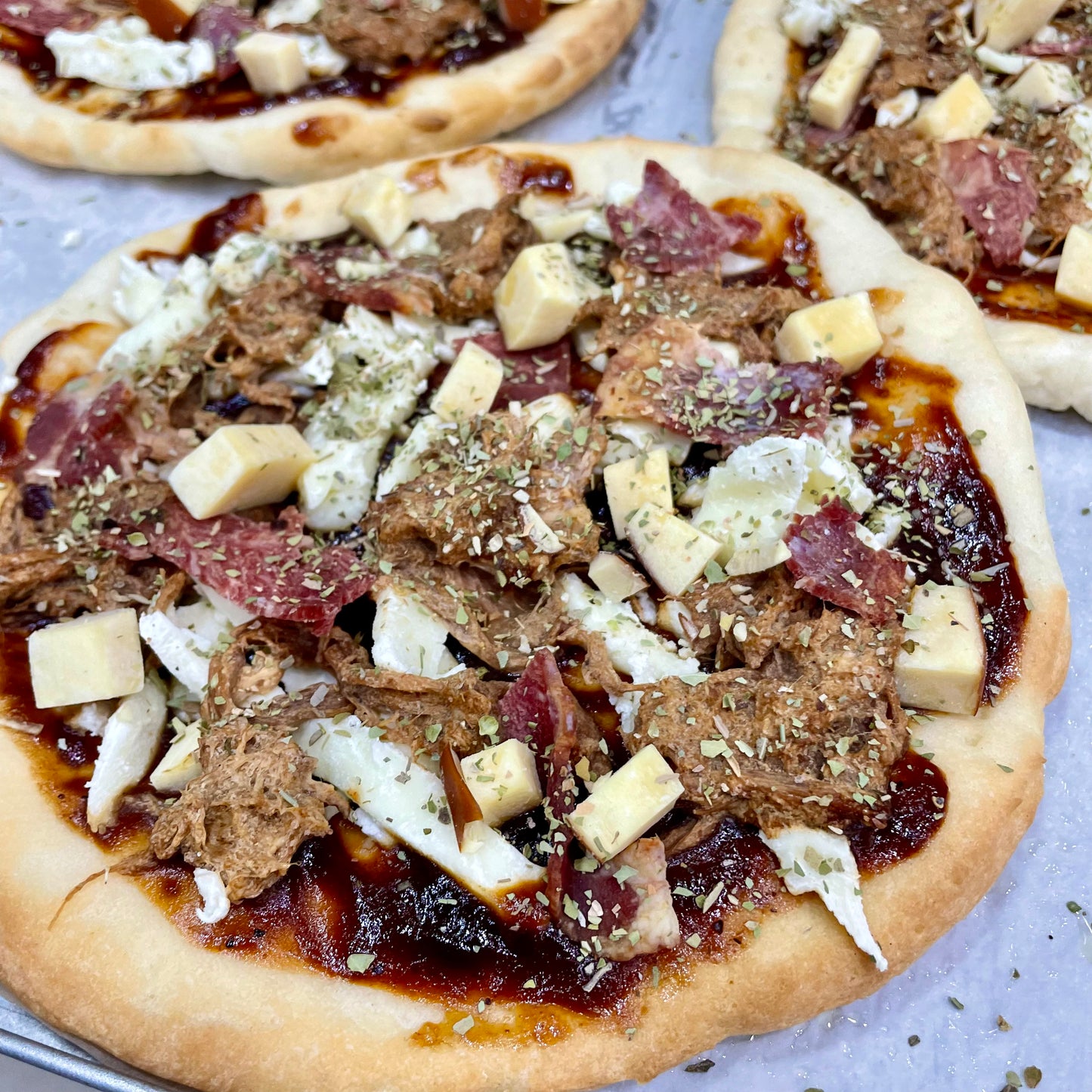 BBQ Pulled Pork & Bacon SlimPizza
