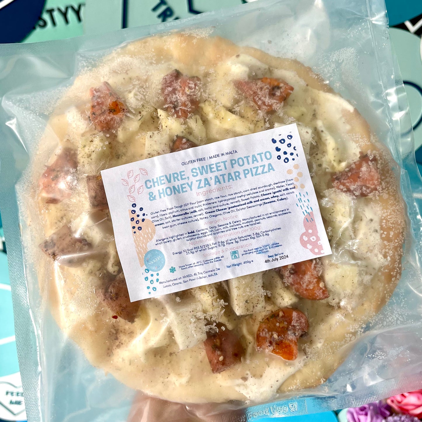 Chevre, Potato & Honey Za'atar SlimPizza