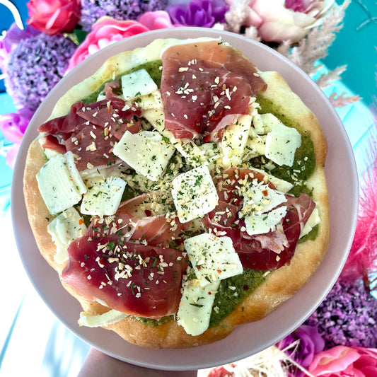 Pesto, Parmiggiano & Serrano Ham SlimPizza