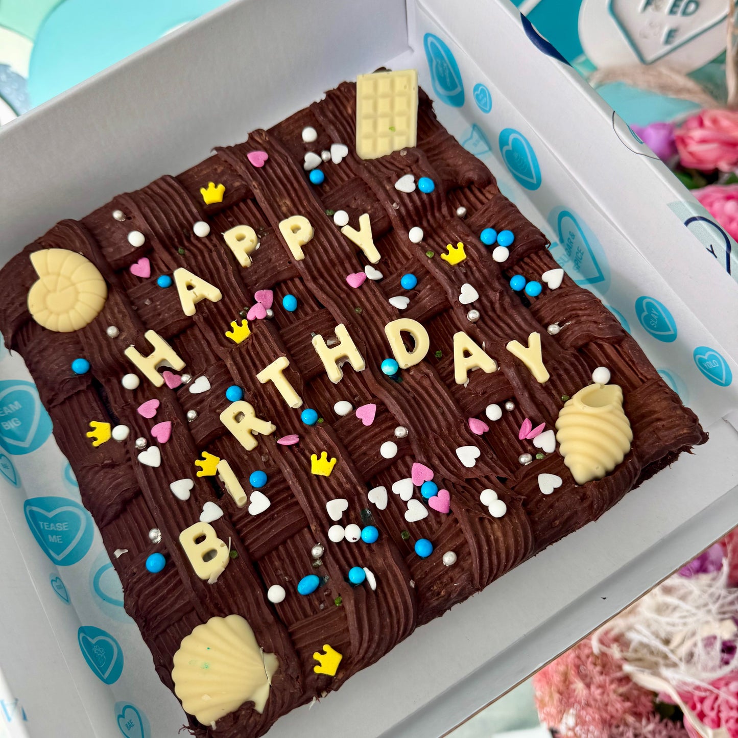 Belgian Chocolate Brownie Cake