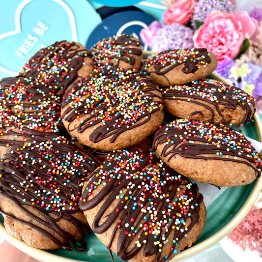 Vegan Chocolate Birthday Cookies