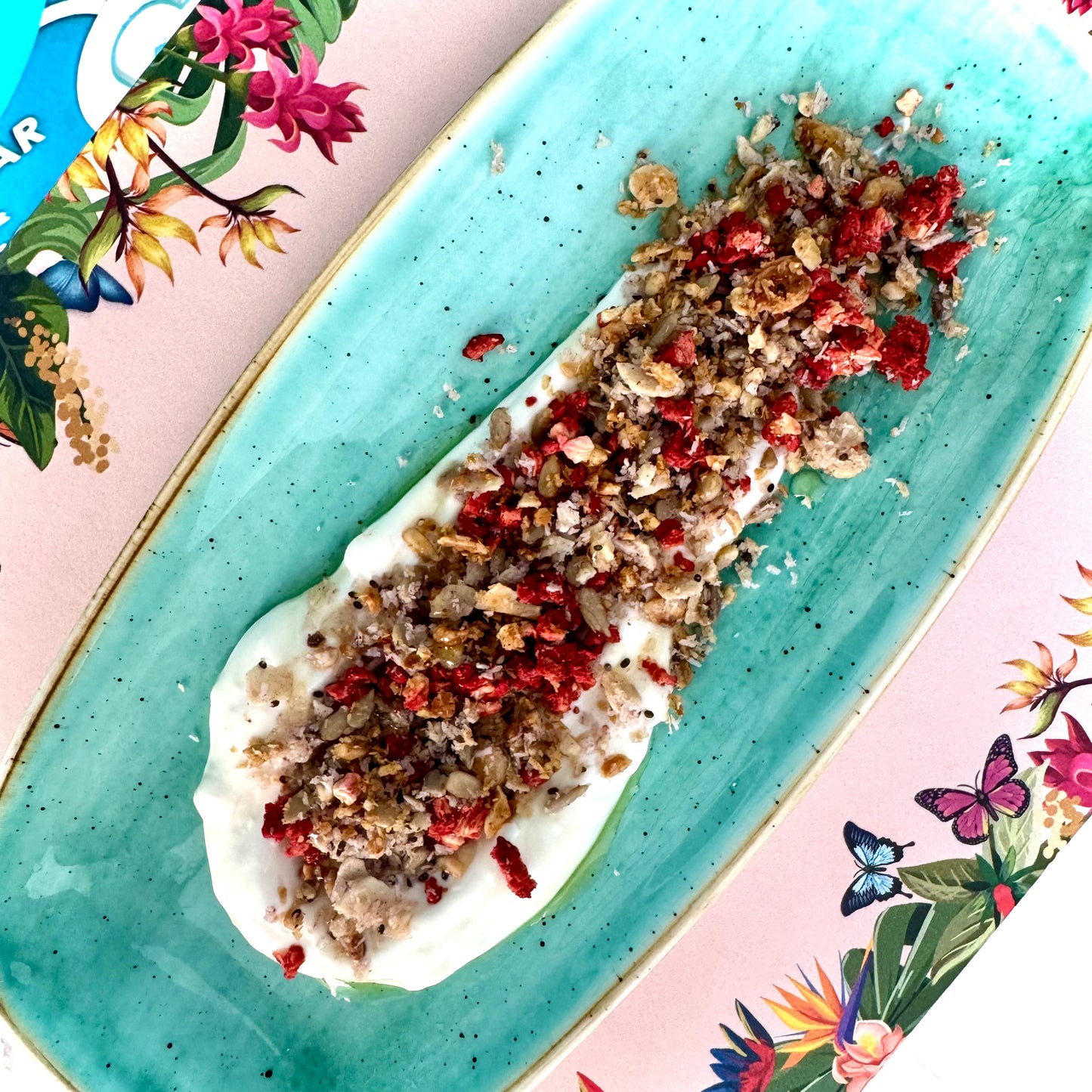 Keto Strawberry & Blueberry Granola