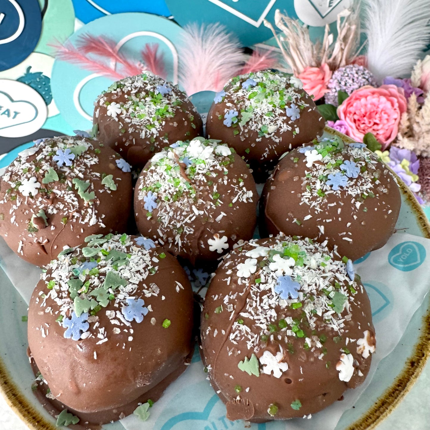 Nutella Cake Christmas Baubles