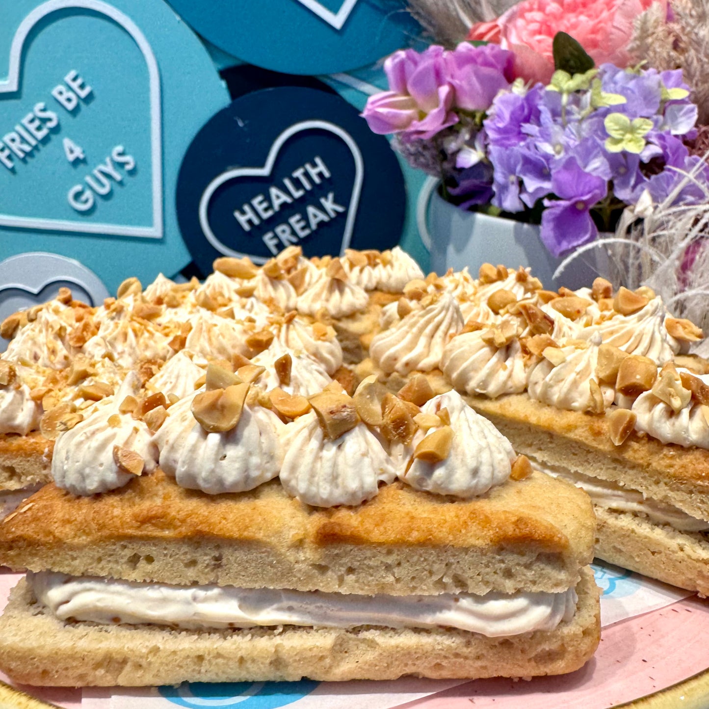 Sugar Free Peanut Butter Cheesecake Eclair