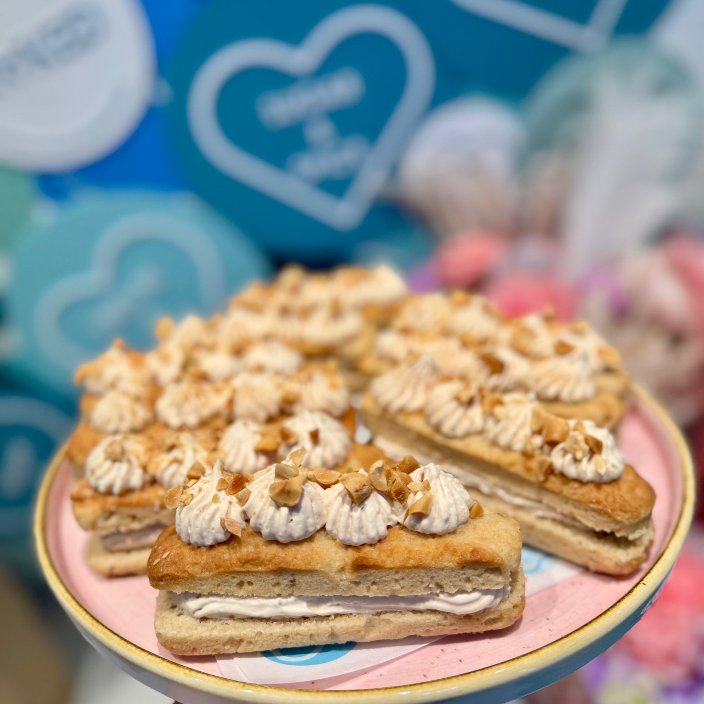 Sugar Free Peanut Butter Cheesecake Eclair