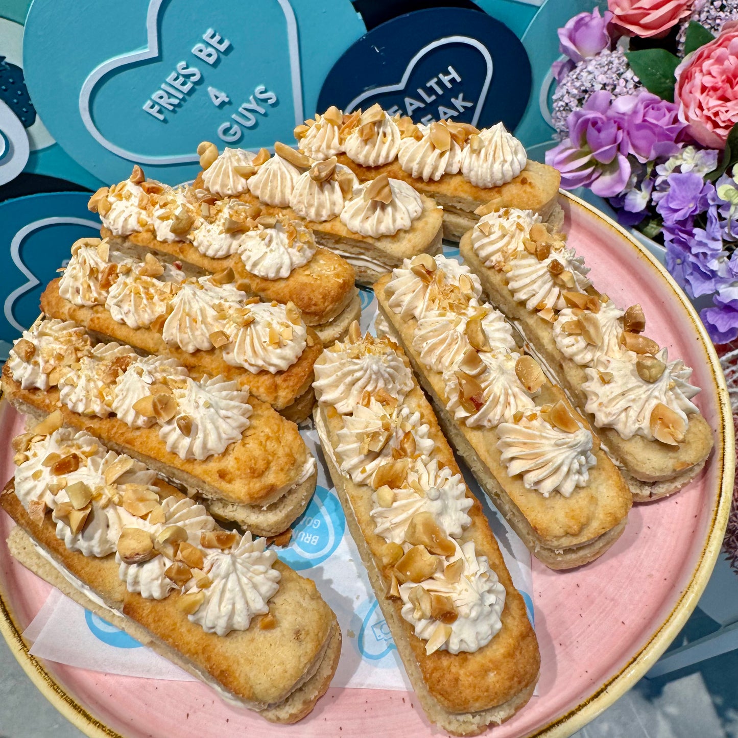 Sugar Free Peanut Butter Cheesecake Eclair