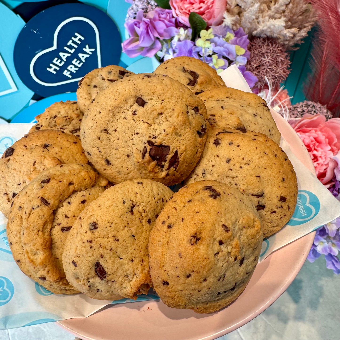 Keto Belgian Chocolate Chunk Cookies