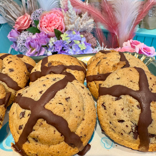 Diabetic/Keto Belgian Chocolate Hot Cross Buns