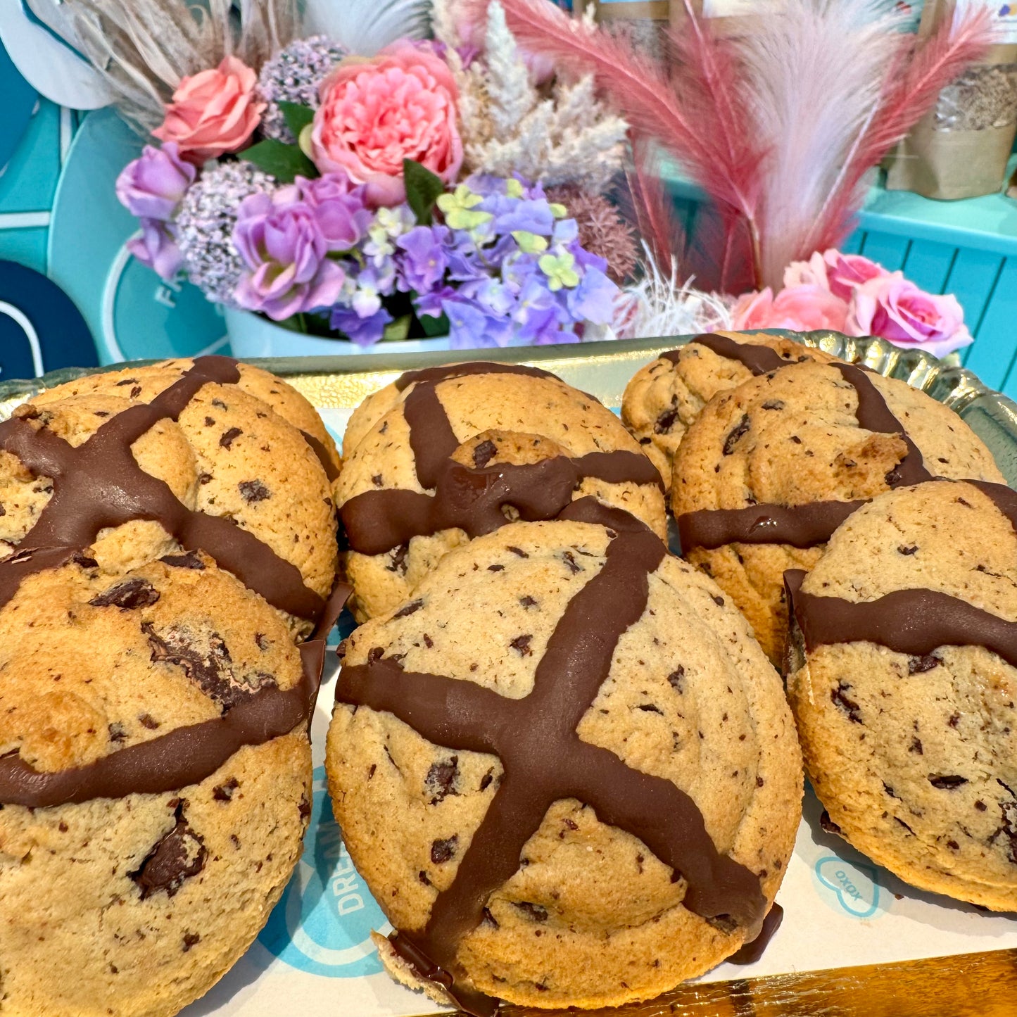 Diabetic/Keto Belgian Chocolate Hot Cross Buns