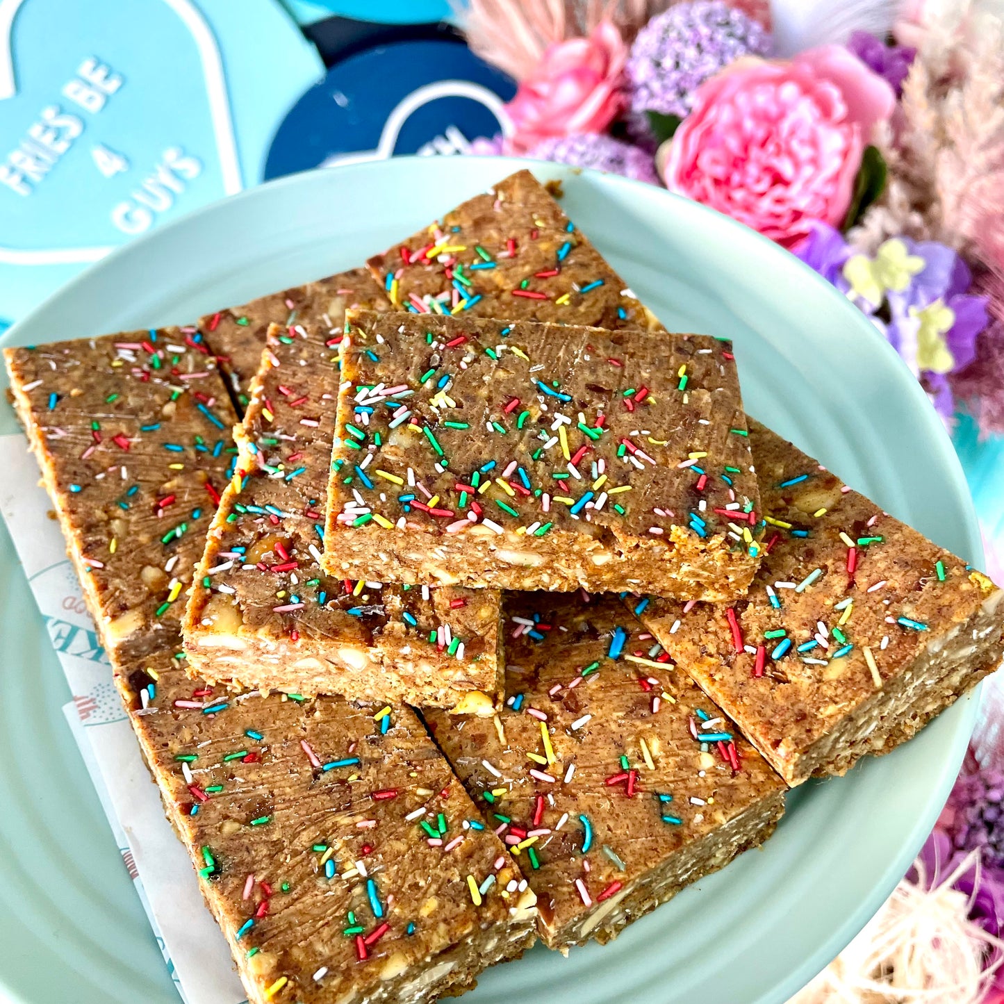 Birthday Cake Energy Bars